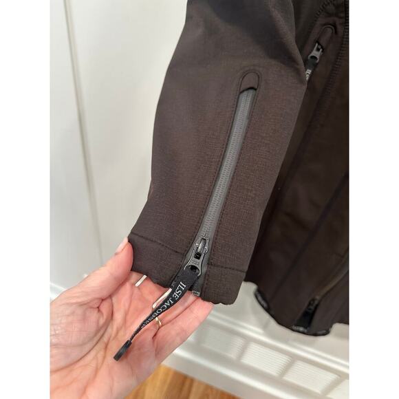 Ilse Jacobsen Regular Fit Hooded Raincoat Size 10(40) - Picture 6 of 7